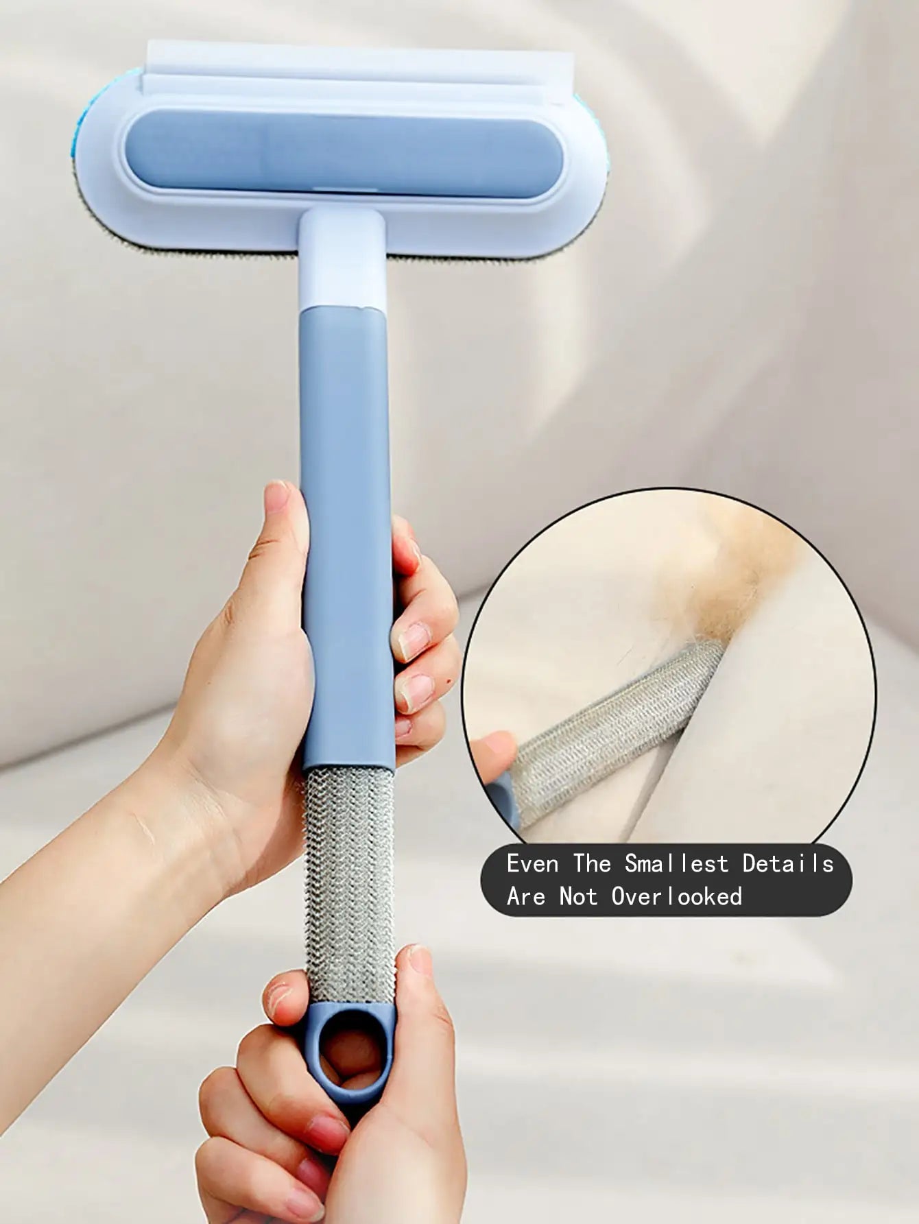 3-in-1 Pet Hair Remover Brush โ Reusable Fur Cleaner for Furniture, Clothes & Car