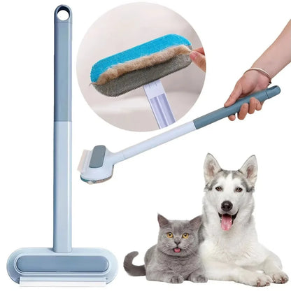 3-in-1 Pet Hair Remover Brush – Reusable Fur Cleaner for Furniture, Clothes & Car
